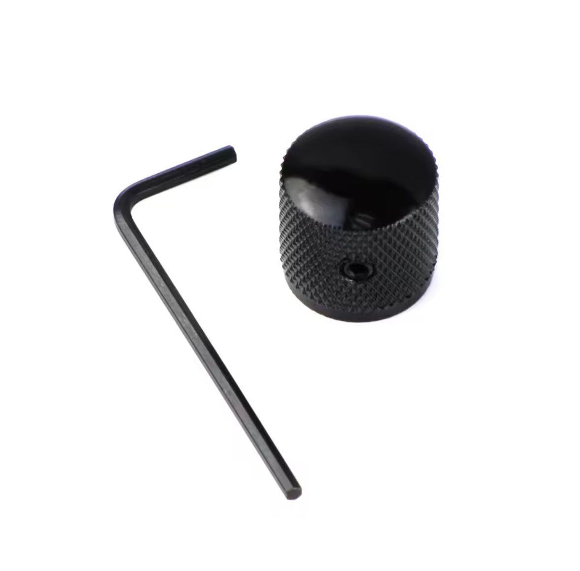 Componenti elettronici: Dome Knob Metall Schwarz Potentiometer Knopf – Nuovo e nell'imballaggio originale da Luzern venduto da MusikElektronikShop 1
