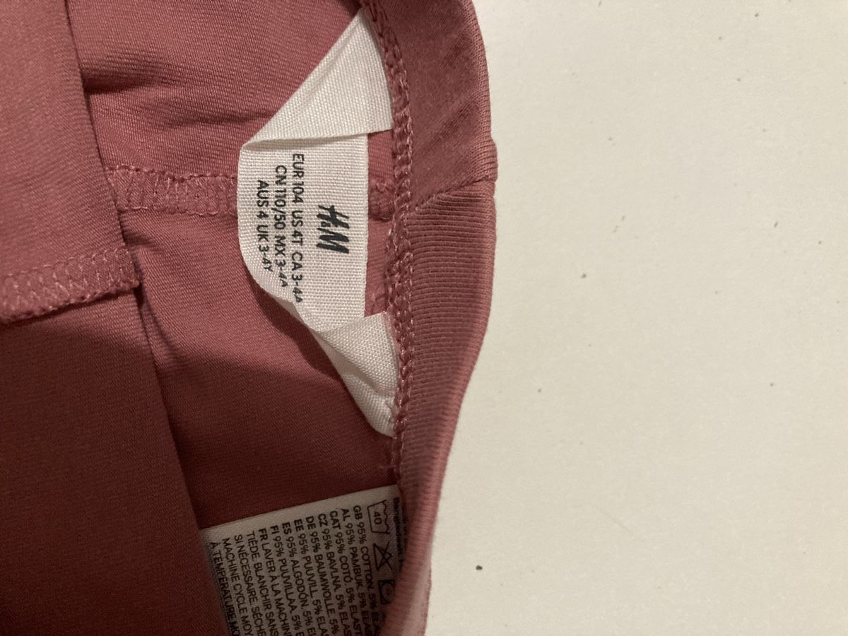 H&M Calze & Collant: Leggings altrosa H&M Gr. 104 – Usato da Zürich venduto da Ekka 1
