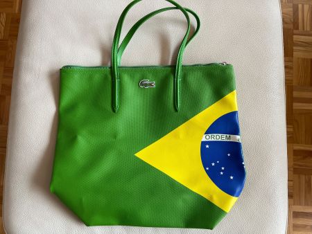 Lacoste Tasche mit Brasilien Flagge