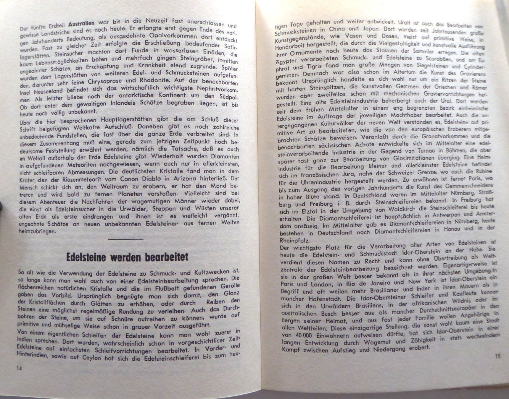 Libri: Edelsteinkunde mit einigen Abbild.: 14x21 cm und 41 Seiten – Usato da Aesch BL venduto da Kauri1 3