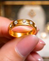 ZETT MEIER DIAMANTEN RING 750 GELBGOLD – ORIGINAL LUXUS