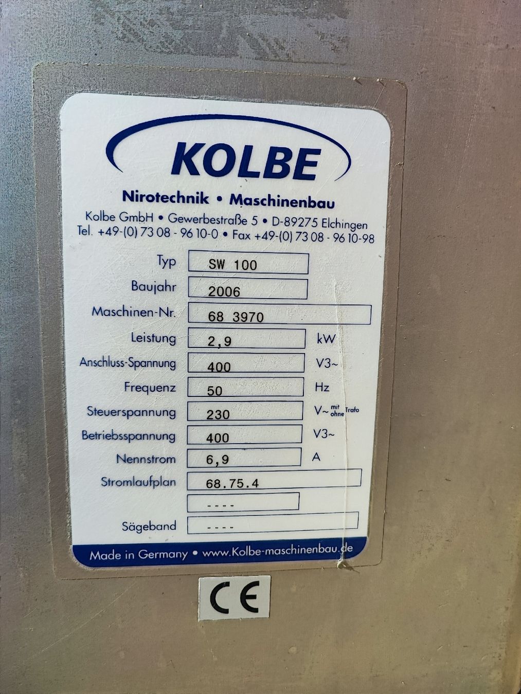 Elettrodomestici da cucina: Kolbe Fleischwolf – Usato da Benken SG venduto da Santoc1 2