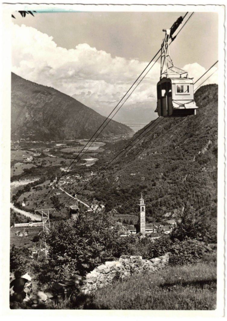 Ansichtskarten: Intragna - Luftseilbahn Intragna--Costa – Gebraucht aus Binningen von Mountainrider