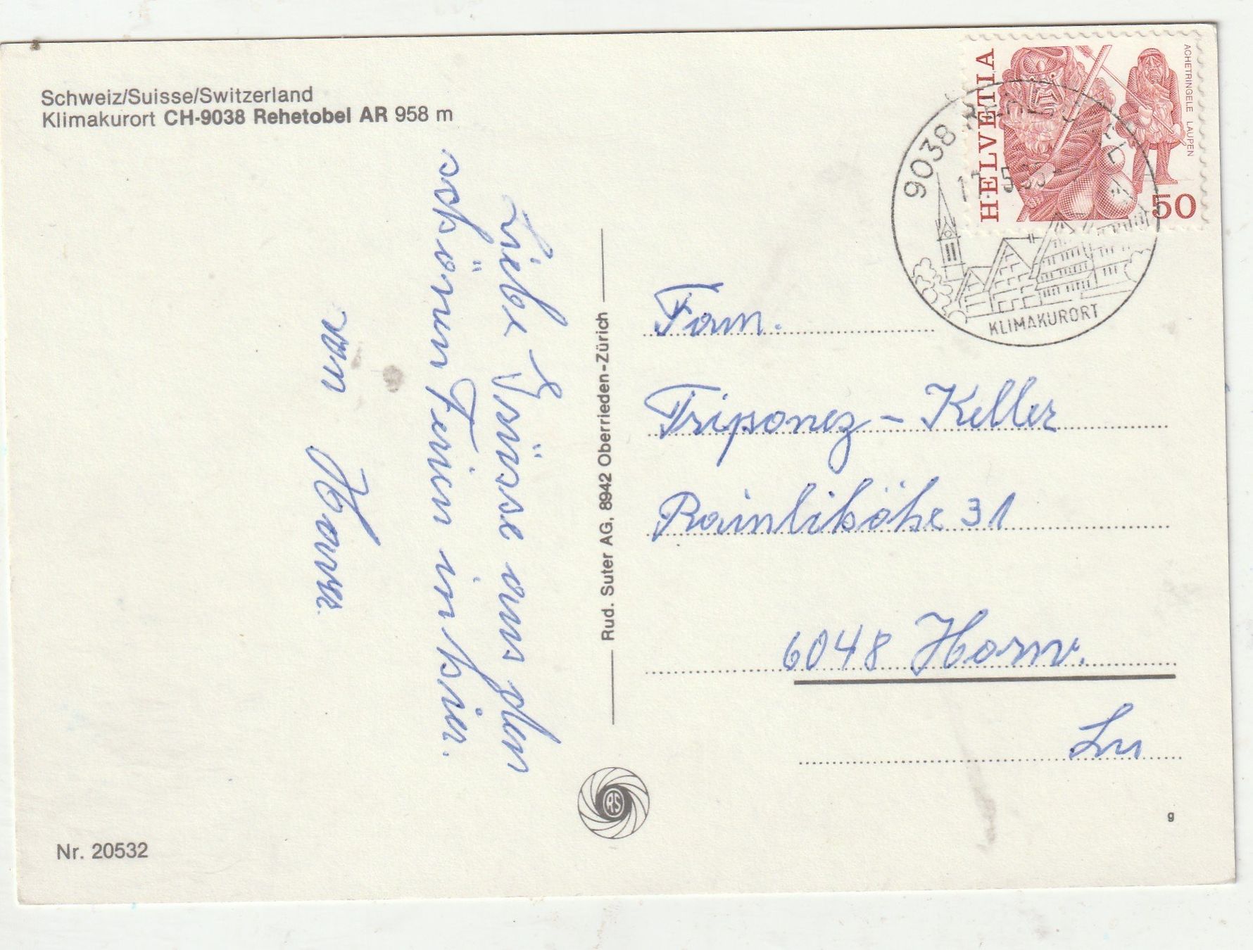 Cartoline postali: Rehetobel AR – Usato da Lumbrein venduto da made02 1