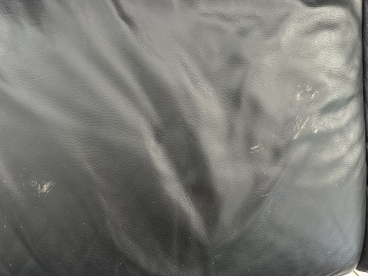 Divani: Ledersofa, schwarz – Usato da Eschenbach LU venduto da cherryplum 5