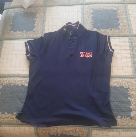 Polo Versace Jeans bleu marine - Taille xl - État impeccable