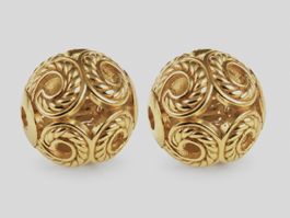 2x super schöne „Wellen“Beads  in Gold von Thomas Sabo!