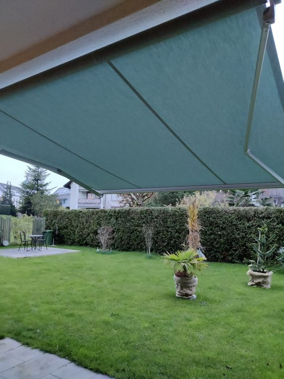 Sonnenstore Markise 1 j hrig 300cm Breit Grau gr n Kaufen Auf Ricardo
