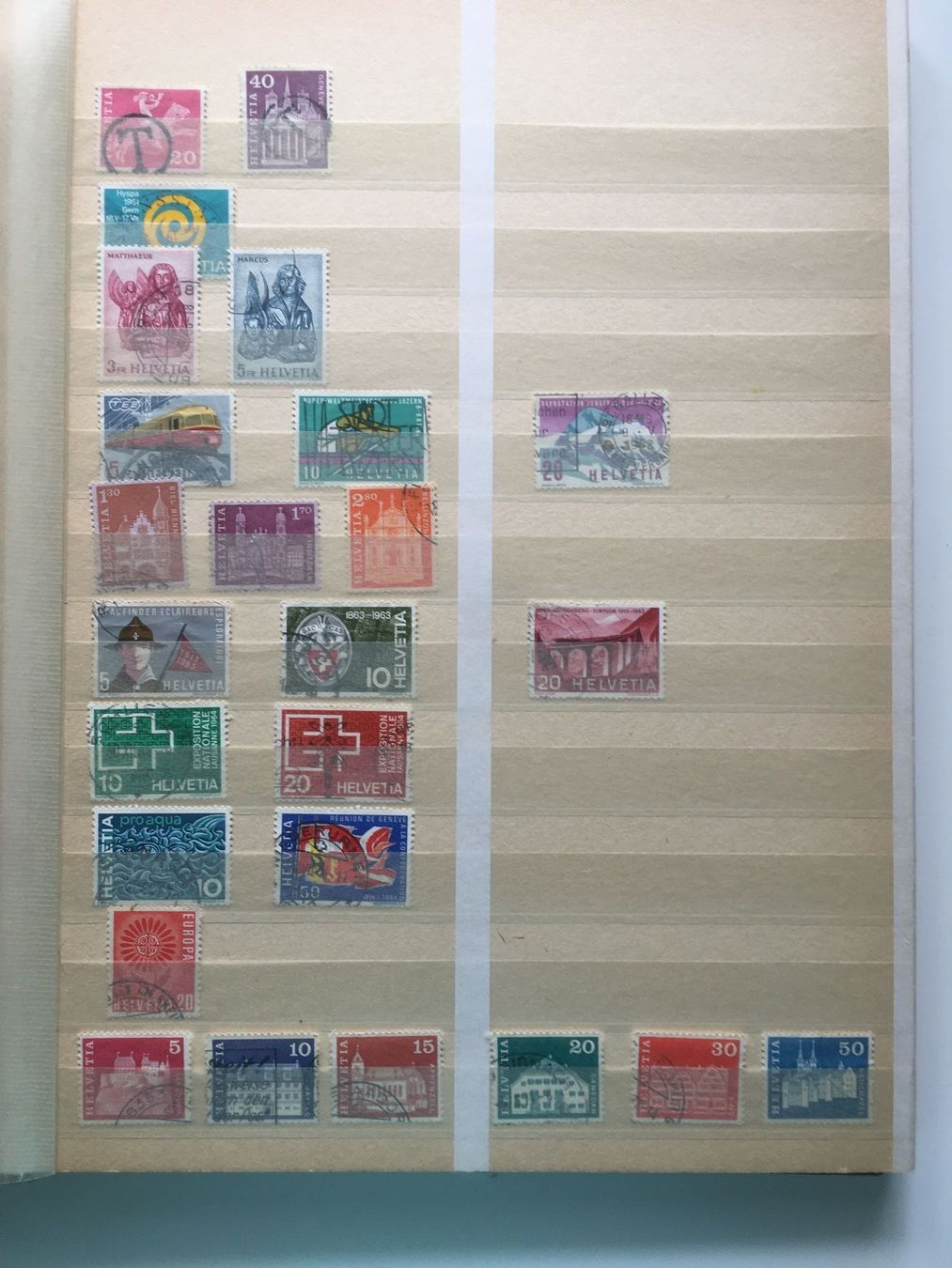 Alben: Briefmarken Sammlung Schweiz – Gebraucht aus Thal von cs60 2