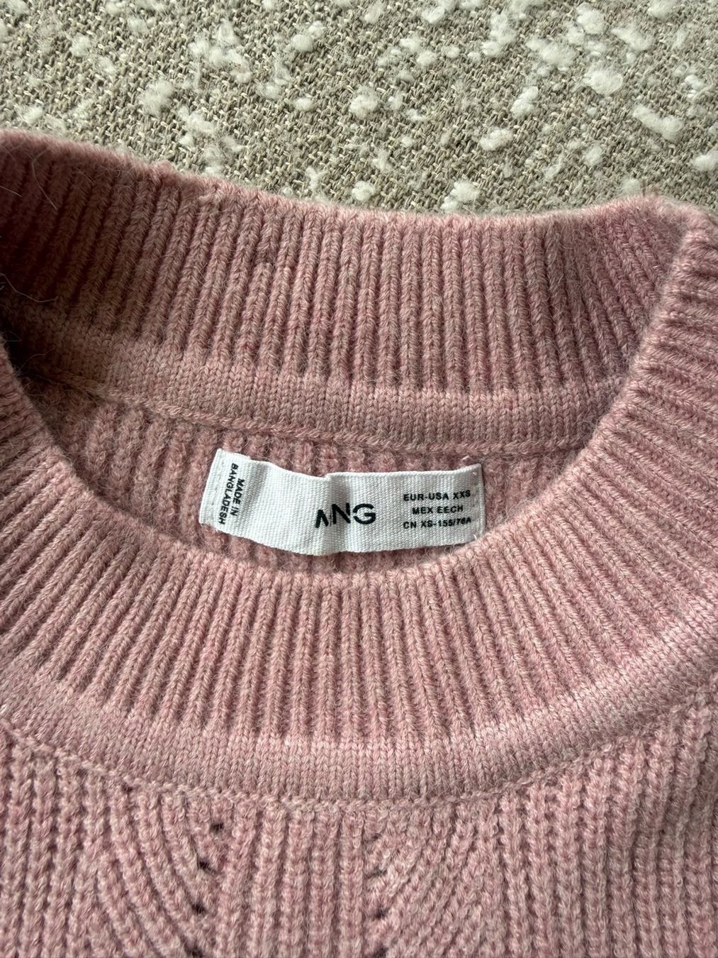 Mango Gilet & Giacche senza maniche: Pink knitted vest. – Usato da Zürich venduto da marthalberini 2