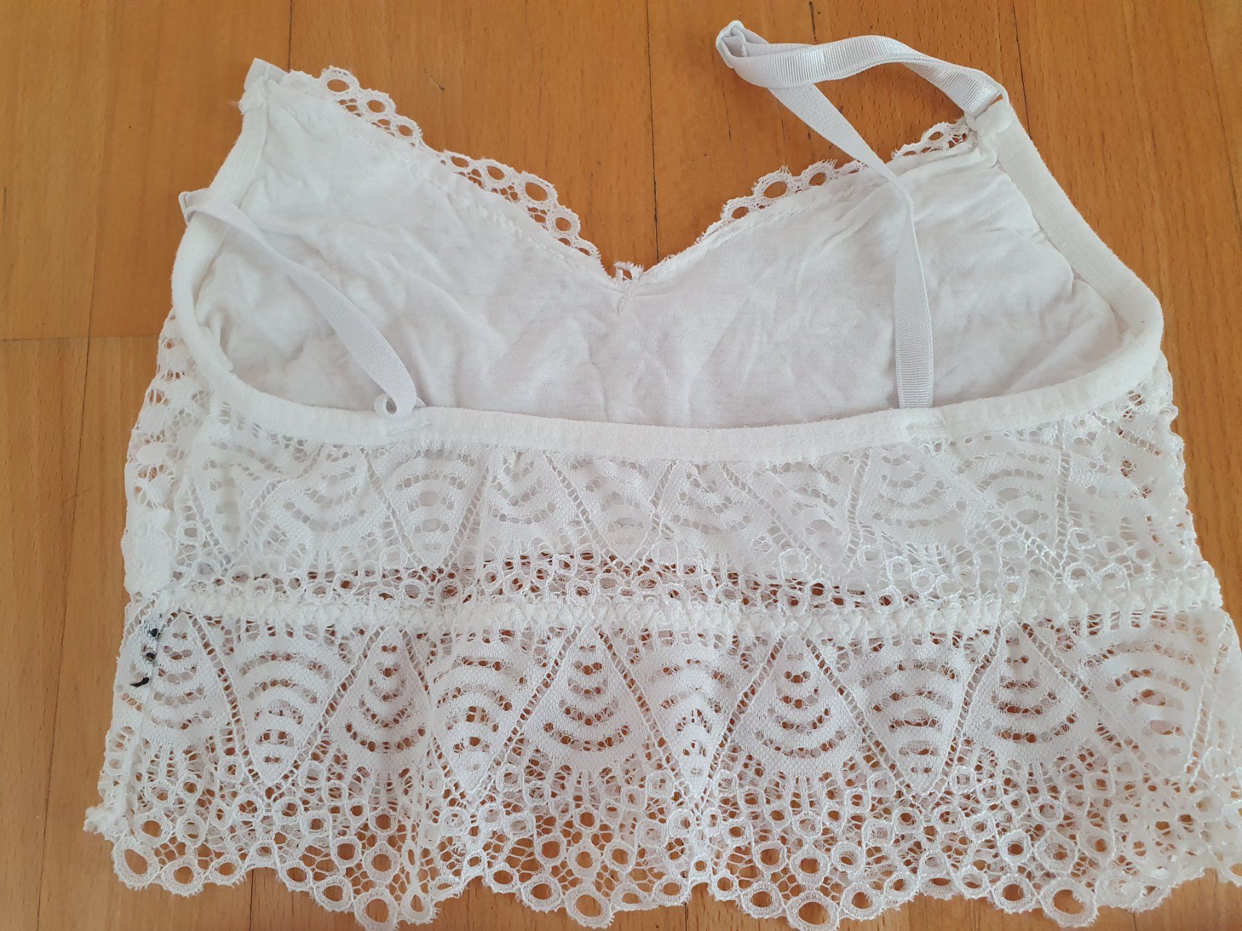Camicette, T-shirt & Top: Spitze Bustier Schwarz & Weiss Gr. XS/S – Usato da Kloten venduto da Hektor44 4