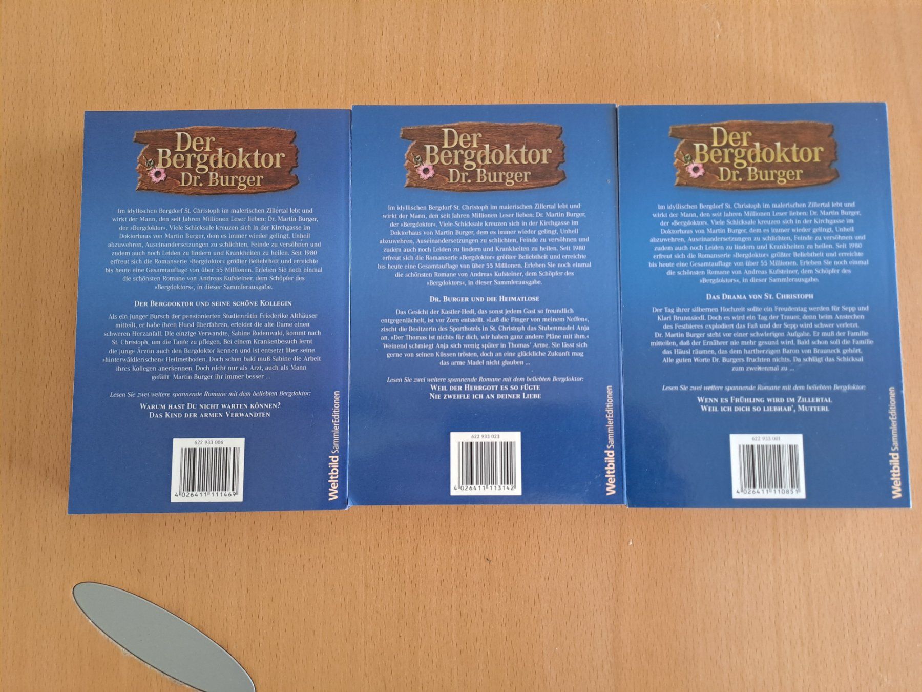 Livres: 3 Bergdoktor Roman - Andreas Kufsteiner – D'occasion à Untersiggenthal par Zehni8 1