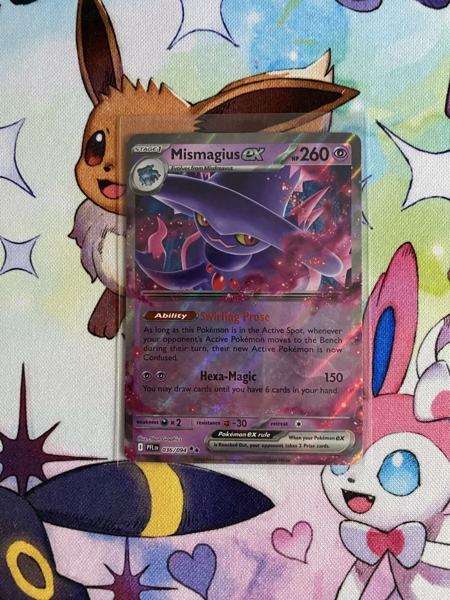 Pokémon Sammelbilder & Trading cards: Pokemon Mismagius EX 036/094 PFL – Gebraucht aus Grindelwald von TSG-G-Town
