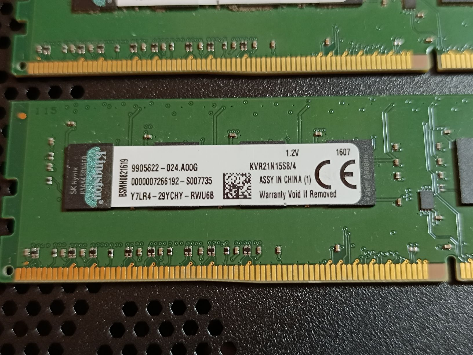 Kingston Memory / RAM: Kingston Ram DDR4 4x 4Gb  – Gebraucht aus Vucherens von vihor 1
