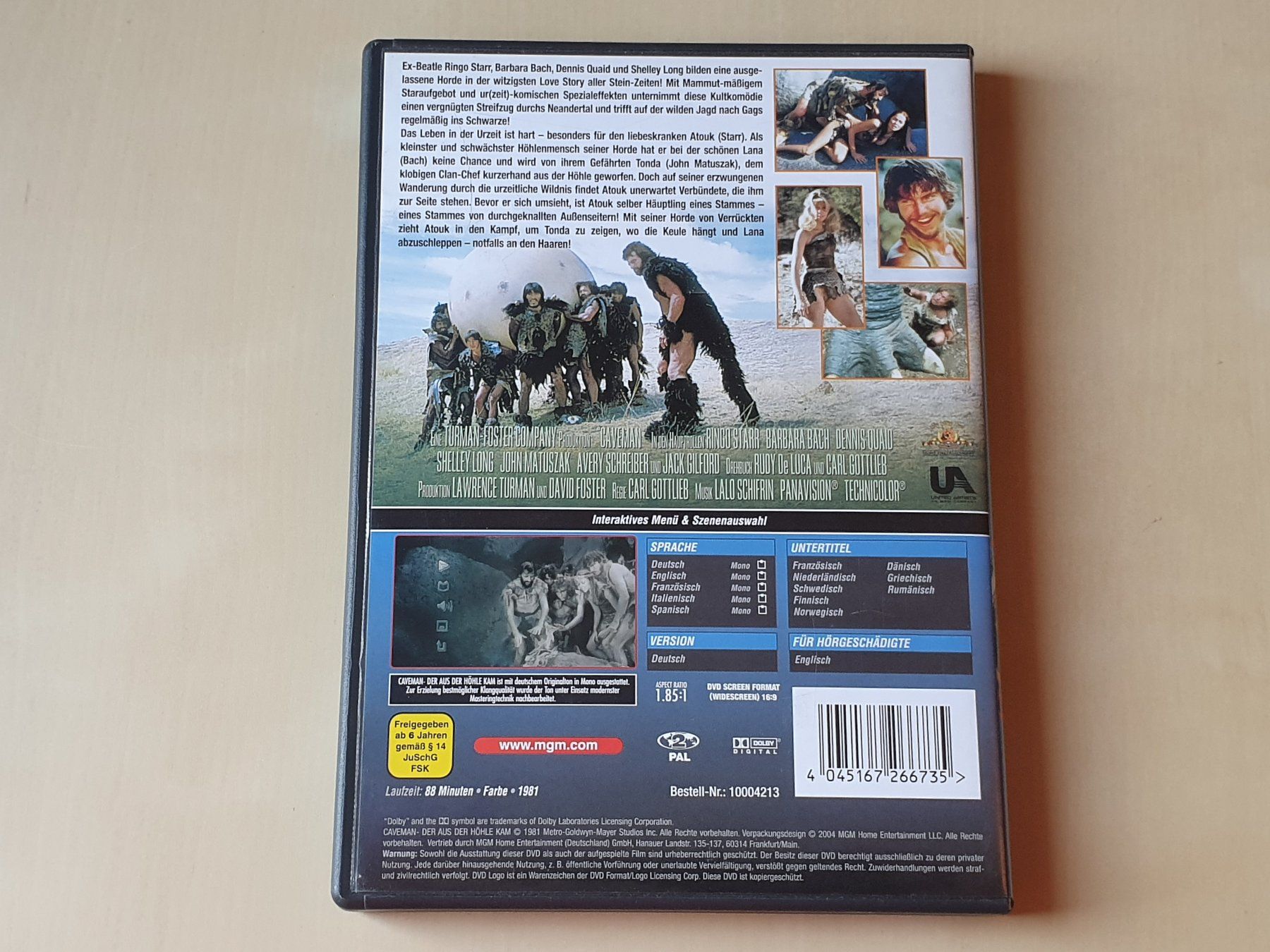 Alle DVDs: Caveman Der aus der Höhle kam – Gebraucht aus Stansstad von collectorsshop 1