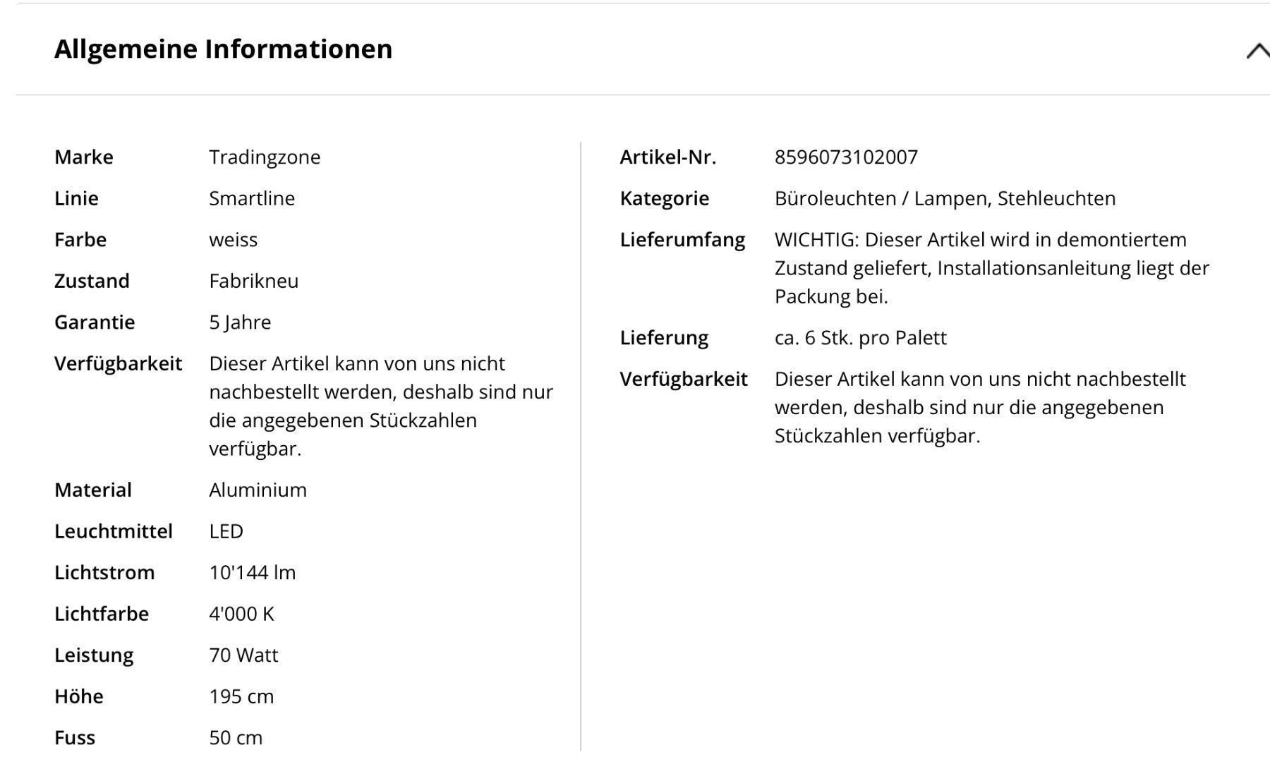 Lampade: Büro Stehlampe mit LED - Top Qualitat – Usato da Zufikon venduto da Nati77 3
