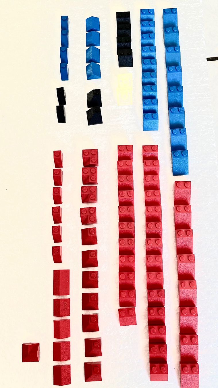 Lego Giocattoli: Lego 200 diverse Dachsteine – Usato da Mont sur Rolle venduto da uttin 8