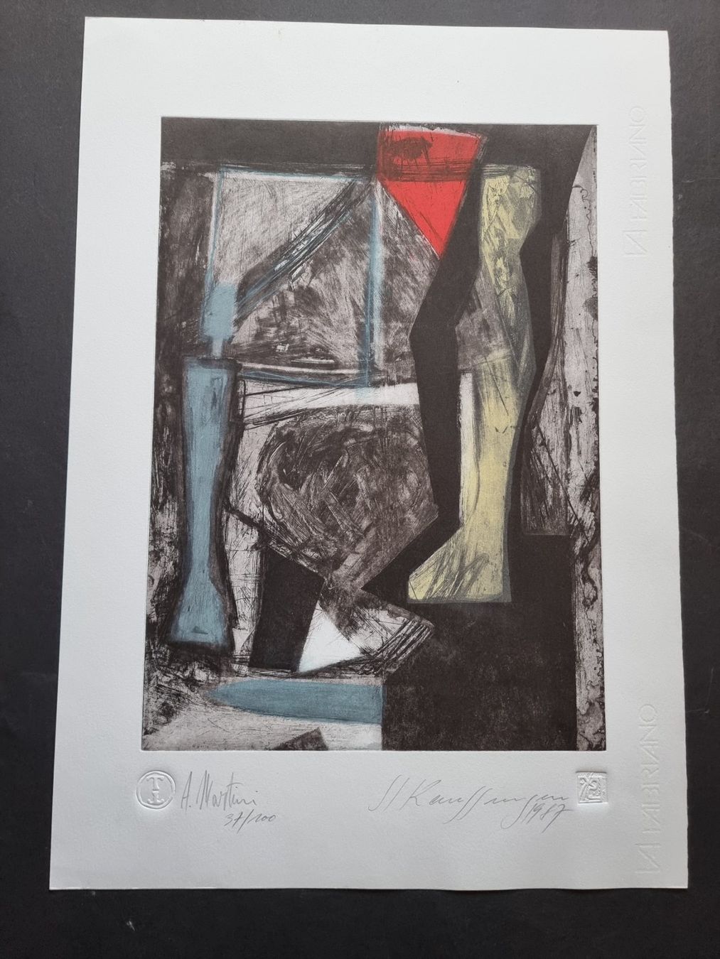 Grafiken & Lithographien: STEFAN KAUFFUNGEN FARBRADIERUNG SIGNIERT – Gebraucht aus Gersau von grafik-kunst 1