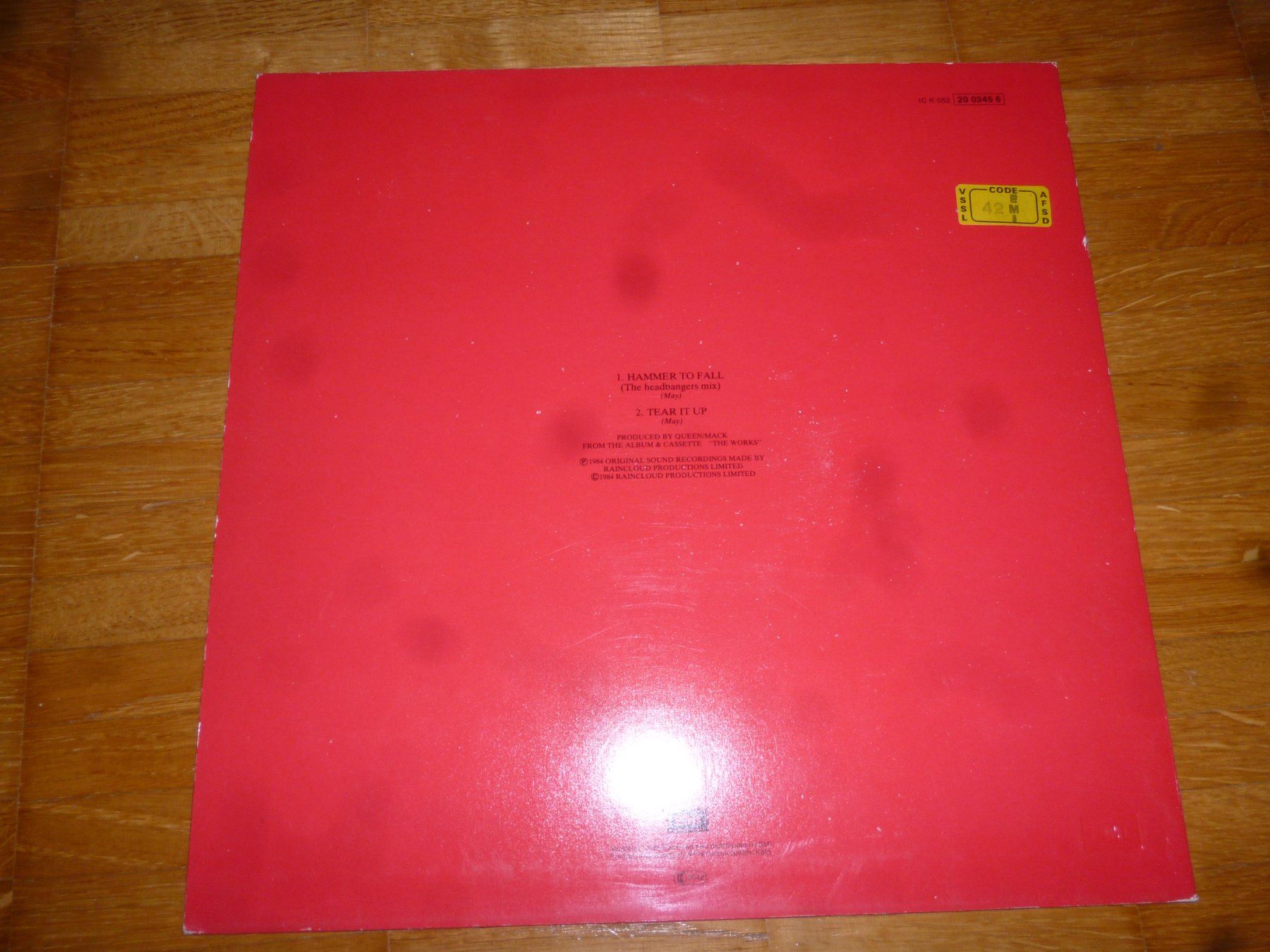 Schallplatten: Queen Hammer to fall – Neu (gemäss Beschreibung) aus Langenthal von Tbraunbaer 1
