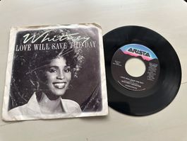WHITNEY HOUSTON tolle Single Kult 80's Love will save USA di