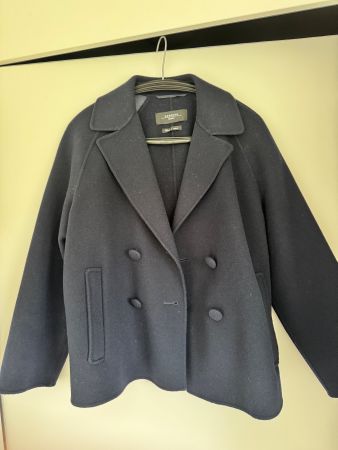 Marineblaue Wolljacke von Weekend Max Mara Gr. CH 34