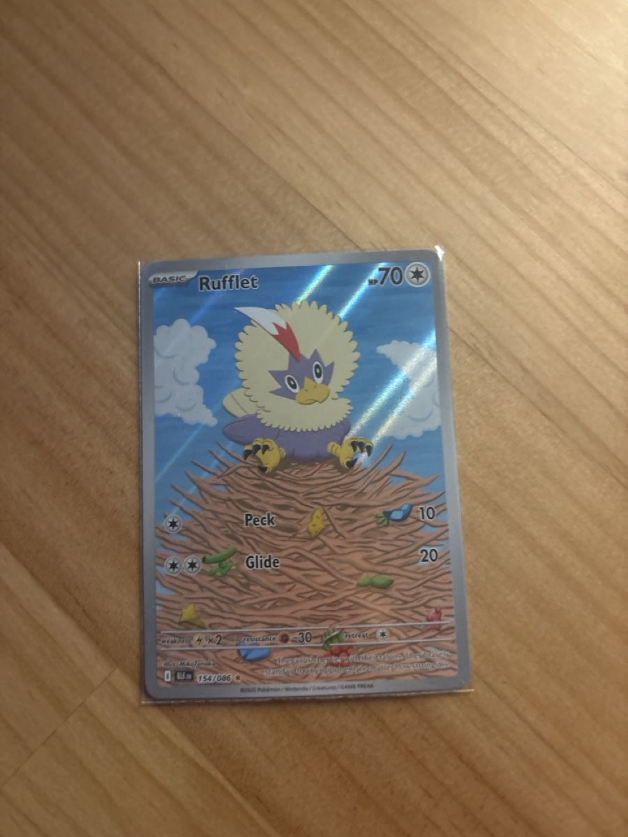 Pokémon Sammelbilder & Trading cards: Rufflet Ir, Black Bolt, Near Mint – Gebraucht aus Bern von Pokescherti