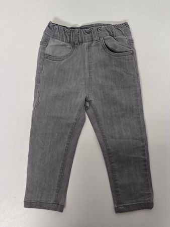 Bequeme Baby Jeans Gr. 86 grau Smile