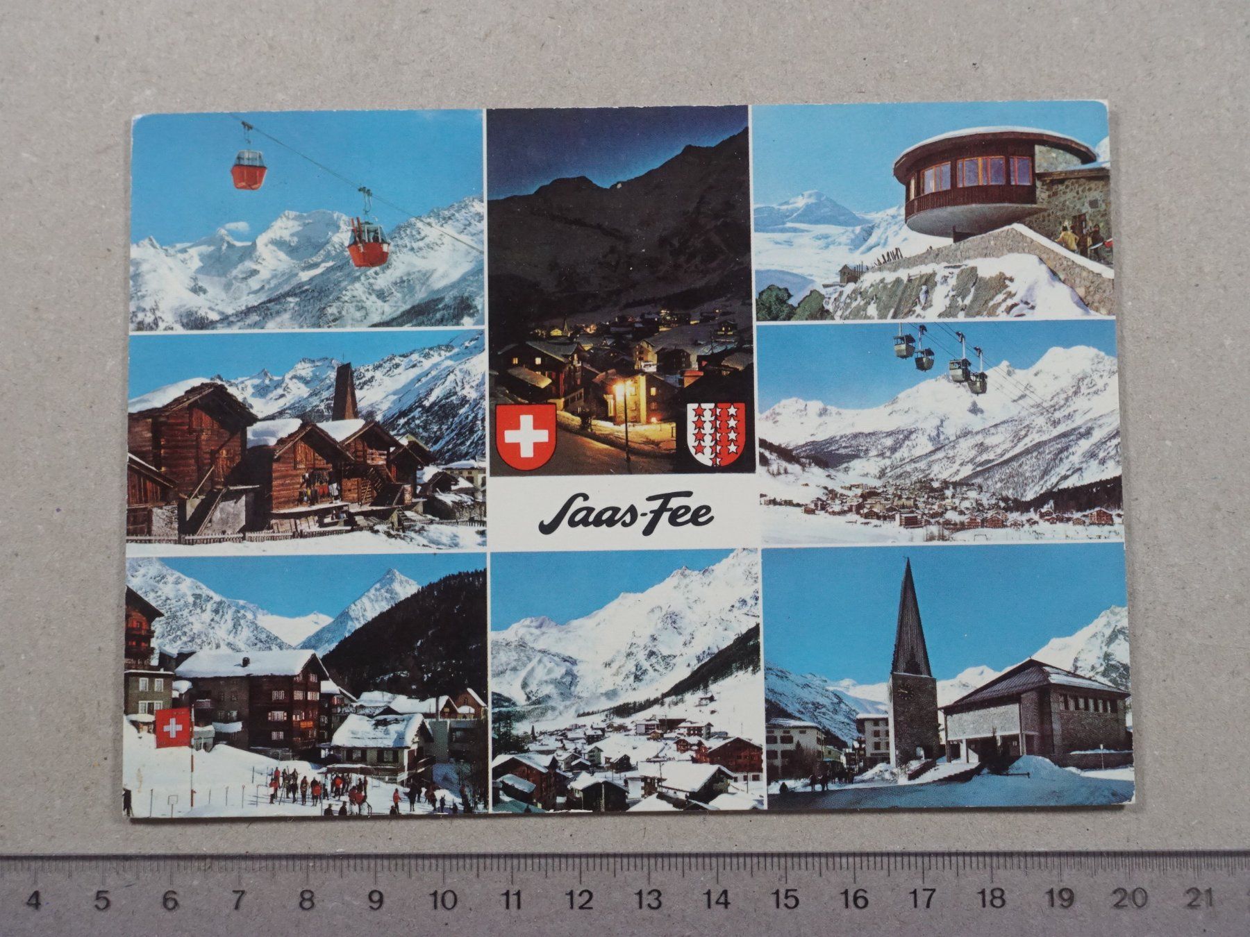 Cartes postales: Saas-Fee, 1976 – D'occasion à Lenzburg par fh1