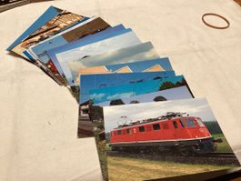 Trains suisses 20 cartes en lot