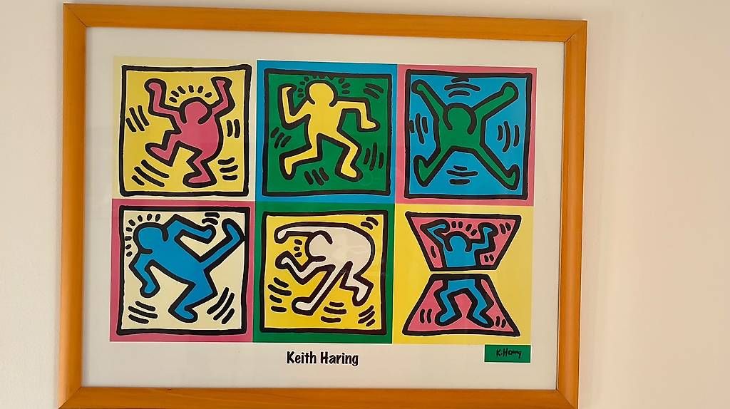 Foto & Immagini: Bild Keith Haring Dancers Kunstdruck – Usato da Faoug venduto da hkxyz01