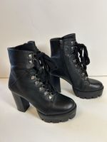 Schwarze Boots Marke Hotic mit Absatz, Grösse 36, neuwertig