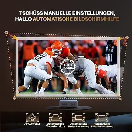 Proiettori: Smart Beamer 4K 1080P Bluetooth Heimkino DoIby Audio – Nuovo e nell'imballaggio originale da Zürich venduto da Novamart 2