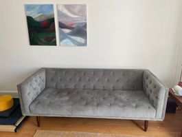 graues Holm 3er Sofa