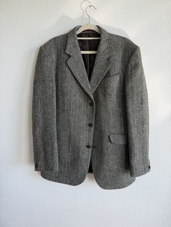 Veste vintage en Harris Tweed Gurteen – 40R / L