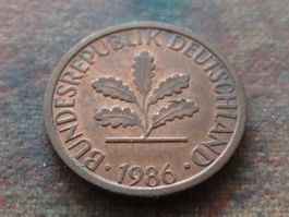DEUTSCHLAND 1 Pfennig 1986