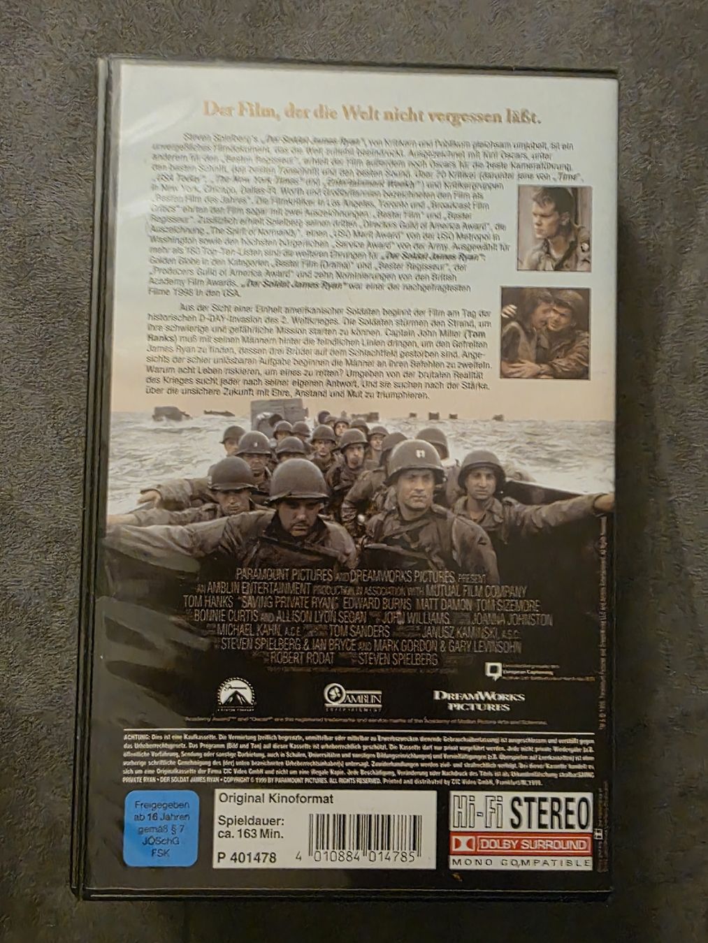 Tutti i VHS: VHS Der Soldat James Ryan – Usato da Dietlikon venduto da Audipower1981 1