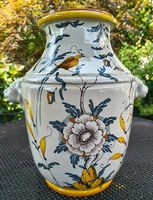 Vaso maiolica dipinto a mano