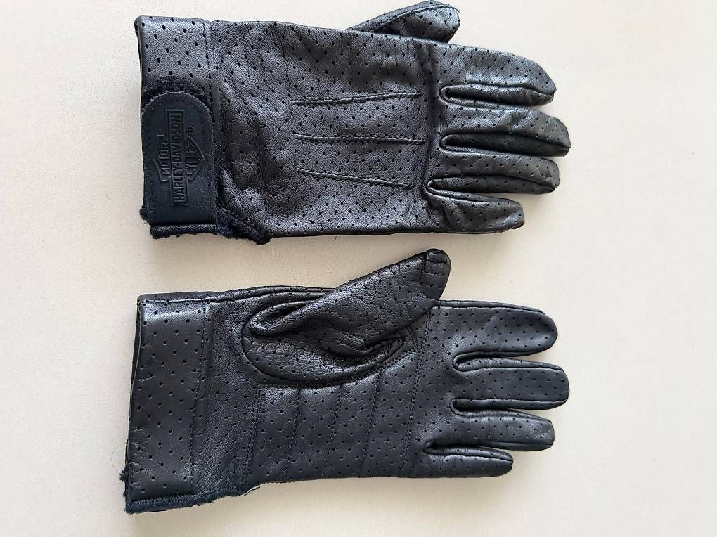 Handschuhe & Handstulpen: Harley Davidson Damen Leder Handschuhe – Gebraucht aus Kleindöttingen von mar_6t65