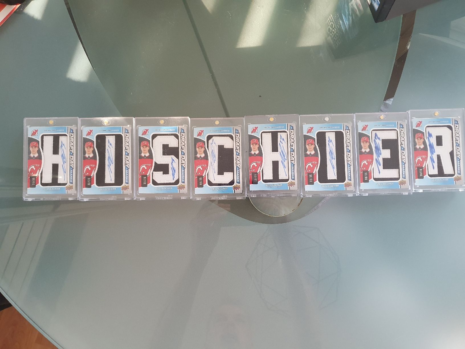 NHL Sammelbilder & Trading cards: Nhl Karten von Nico Hischier – Gebraucht aus Büren an der Aare von Trash4