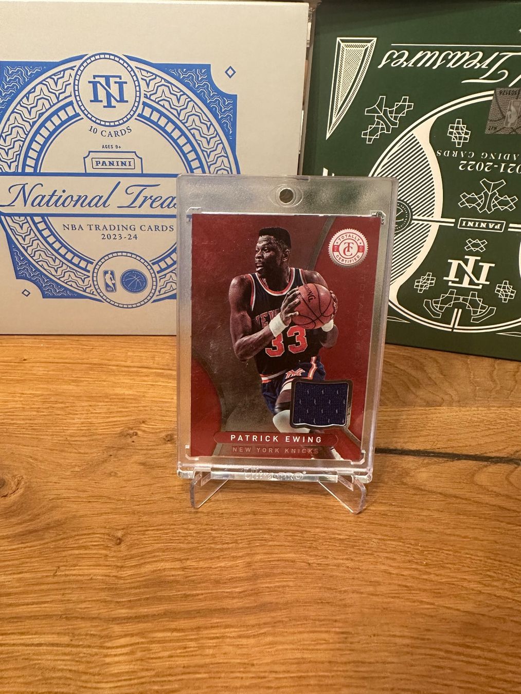 Nba Sammelbilder & Trading cards: Carte Panini Patrick Ewing NBA patch totality certified – Gebraucht aus Vullierens von Gaara04