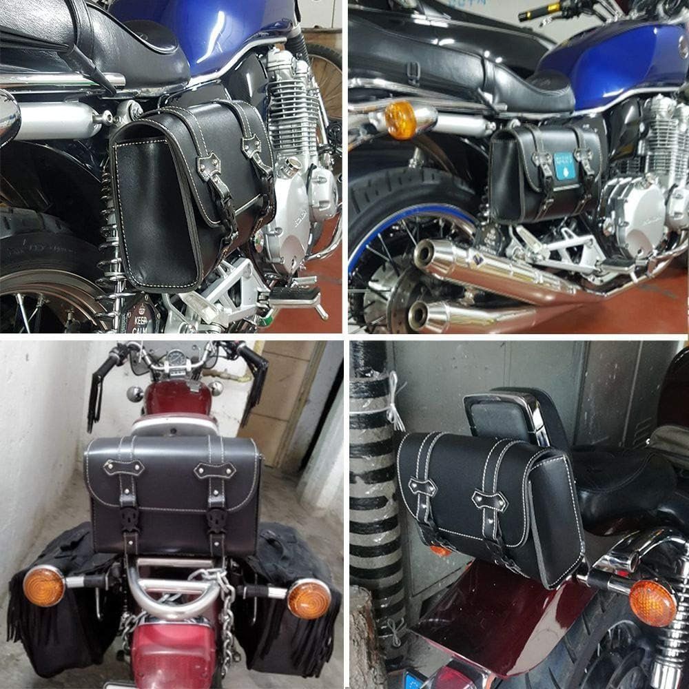 Borse: Motorrad Kunstleder Gepäckrolle Tasche – Nuovo e nell'imballaggio originale da Châtelaine venduto da topshop.switzerland 8