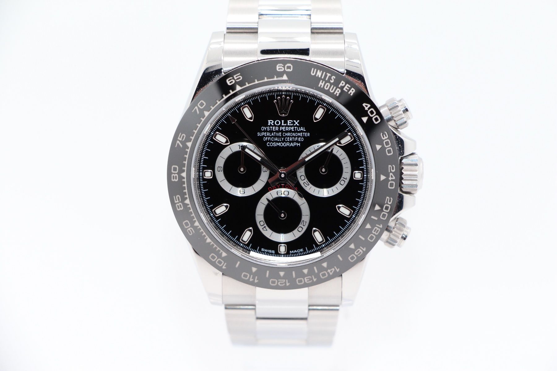 Rolex Uhren: Rolex Cosmograph Daytona Ref. 116500LN, Full-Set, 1. Hand – Gebraucht aus Zug von eMDi_Collection