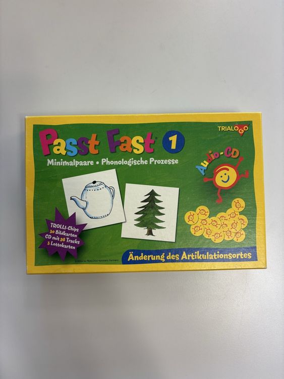 Passt Fast 1: Spiel zur Sprachgörderung von Trialogo (Gebraucht) in ...