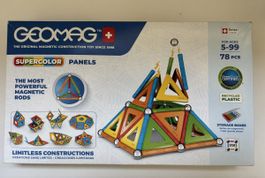 Geomag Supercolor Panels 78 pcs Magnetic Construction Toy