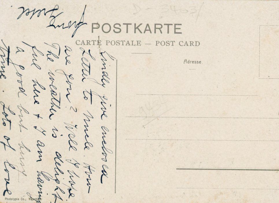 Cartoline postali: Wengernalp   VS   -    Alpenlandschaft – Usato da Brig venduto da Valcards54 1