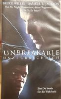 VHS Film Unbreakable Unzerbrechlich Bruce Willis gebraucht