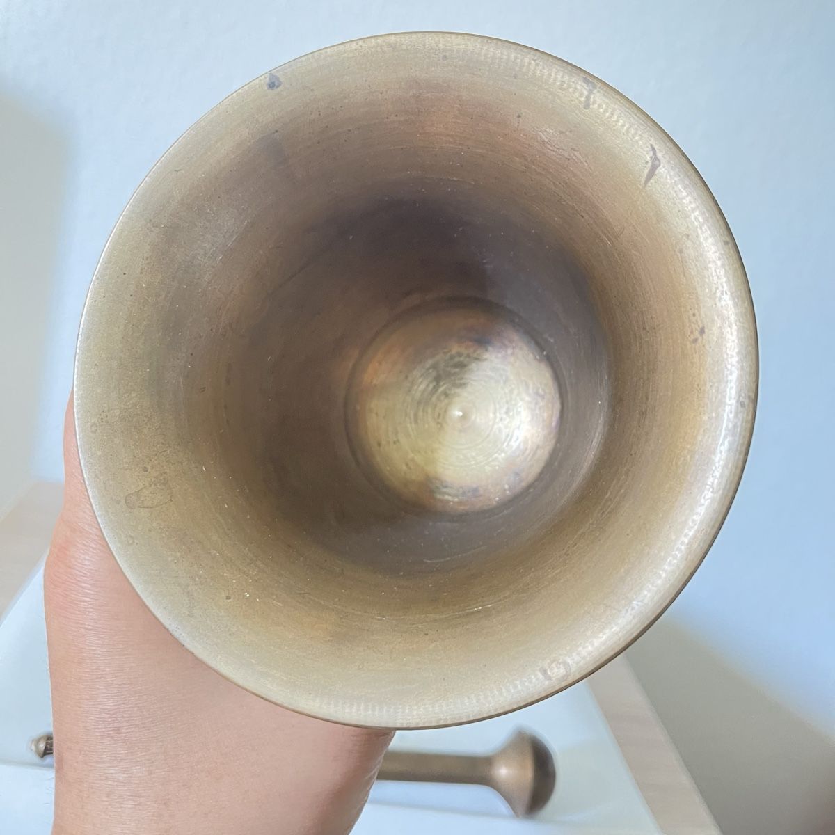 Altro per cucinare: Vintage große messing Mörser und Stößel – Usato da Bern venduto da dek_7bjd 3