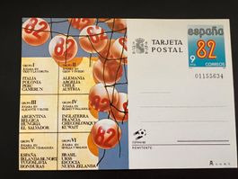 Fussball WM 82 Postkarte Spanien   (R195)