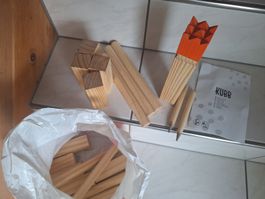 Kubb Holzspiel für Kinder