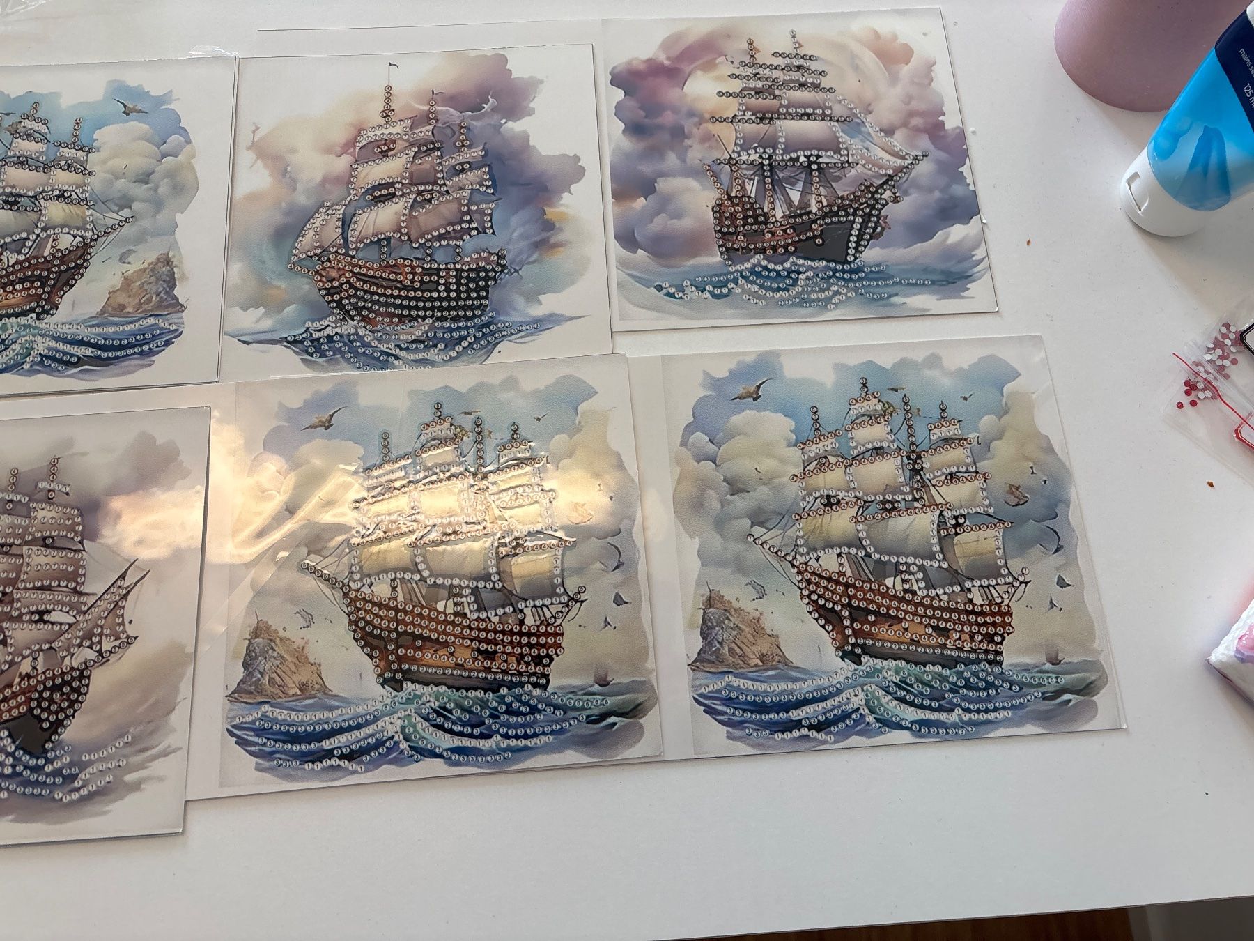 Kit bricolage: Diamond Paiting Karten Piratenschiff – Nuovo (secondo la descrizione) da Amriswil venduto da SCHLOSSGEISTLI 2